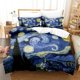 thumbnail image 1 of Starry Night Van Gogh Duvet Cover Set Oil Painting Famous Modern Classic Sky Star ArtDecorative 3 Piece Bedding Set, 1 of 5
