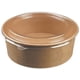 thumbnail image 1 of Bowl Kraft con Tapa Transparente 1000 cc Pack x50 Unidades Envase Biodegradable, 1 of 3