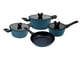 thumbnail image 1 of Batería de Cocina Diamond Line 7 Piezas 2221340979 Aluminio Forjado Petroleo, 1 of 3