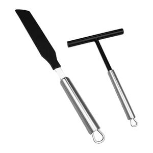 Bothyi - Juego De 2 Espátulas Y Esparcidor De Crepes Para Hacer Sartenes En Casa Y Comedor