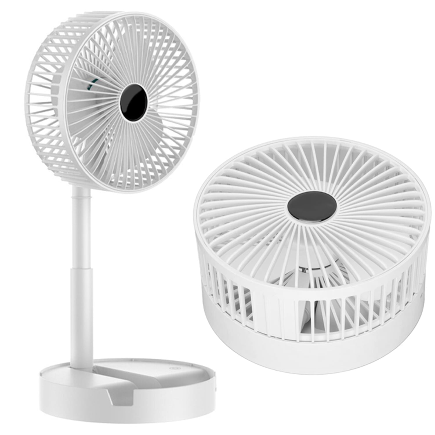 Newo - Ventilador Usb De Escritorio Altura Ajustable Blanco