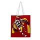 thumbnail image 1 of Hamburglar Bolso de tela con estampado de lienzo para mujer, bolsa de compras reutilizable y estética, con cremallera interior, regalo para mujer,40*40cm., 1 of 6