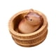 thumbnail image 4 of Arcilla Capybara Mini Tea Pet Figurita Decoración Para Oficina Sala De Té Dormitorio, 4 of 5