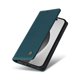 thumbnail image 2 of Funda Billetera de Cuero para iPhone 16 Pro Max con Tarjetero y Soporte - Tapa Magnética Azul, 2 of 6