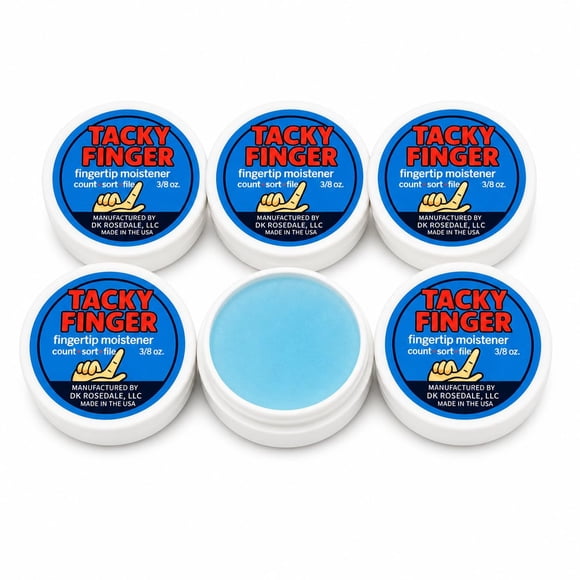 Humectante de dedos Tacky Finger 6 unidades de gel de 10 g sin olor