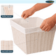 thumbnail image 3 of Canasto Cesta Organizadora Carry All Estilo Ratán Decorativo, 3 of 5