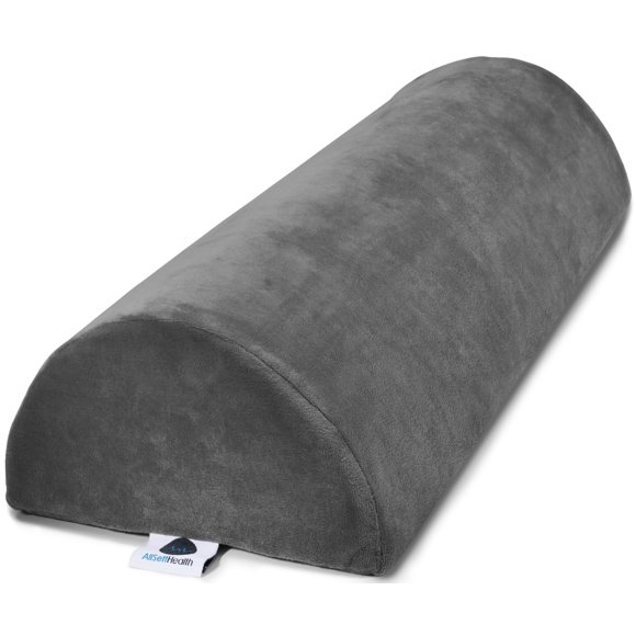 Almohada de rodilla AllSett Health Half Moon Booster para dormir boca arriba