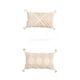 thumbnail image 2 of 2x Fundas De Almohada Boho Throw Funda De Macramé Con Borlas Copetudas, 2 of 4