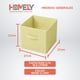 thumbnail image 3 of Cajas Organizadoras Cubo Plegable Homely Beige Tela TNT Clóset Pack 6 27x27 cm, 3 of 10