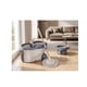 thumbnail image 2 of Mopa MOP Giratoria 360 Pro con Ruedas y Centrifugado de Acero Inoxidable - Gris/Blanco, 2 of 6