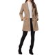 thumbnail image 2 of Abrigos de Mujer INSPIRE CHIC Abrigo Largo de Invierno con Botones Sencillos S Beige Oscuro, 2 of 6