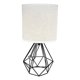 thumbnail image 1 of Lampara De Velador Lampara De Mesa Diseño Metal Geometrico beige 1, 1 of 2