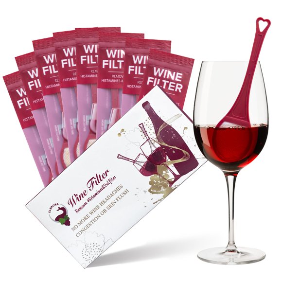 Filtros para Vino Clerona Eliminador de Sulfitos e Histaminas Paquete de 8