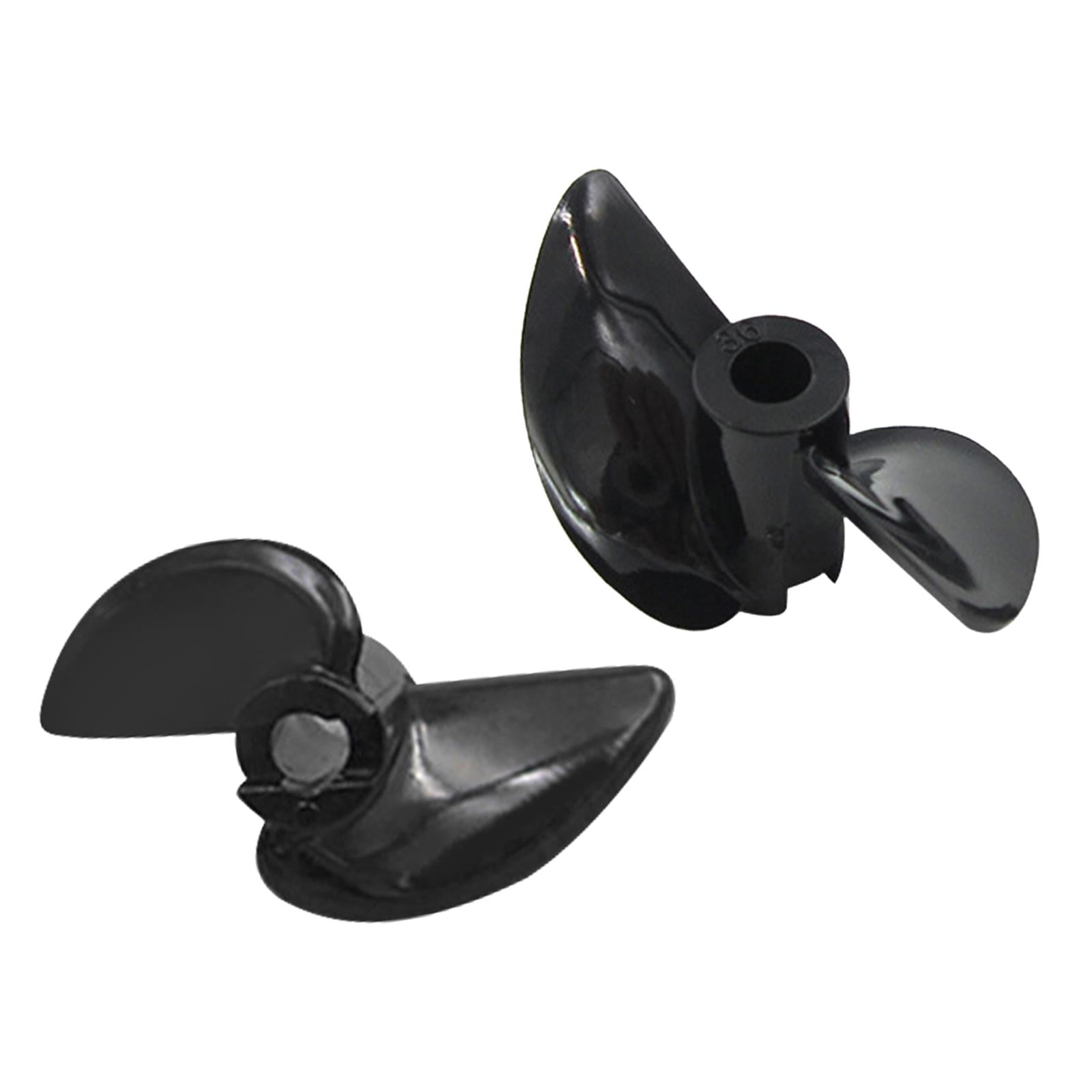 Bothyi - 2 Piezas Bajo El Agua Rc Barco Fuera De Borda Hélices Accesorios 3mm Eje Repuestos