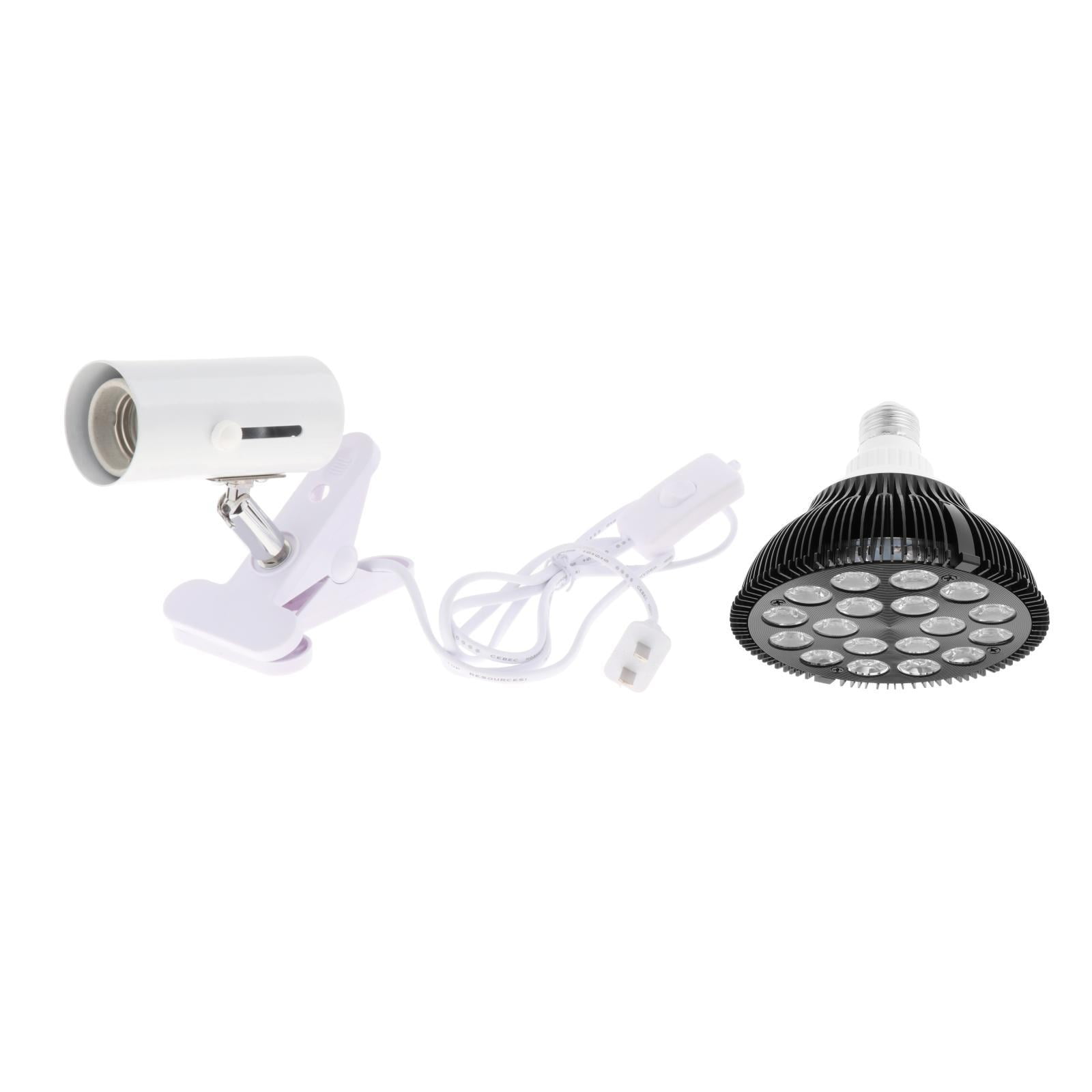 Magideal - Lámpara Led Infrarroja De Lámpara Roja 660nm 850nm 141mw/cm2 E26 E27 54w 18 Led Combo De Infrarrojos Para Dolor De Piel Cuello Músculo De Trabajo De Larga