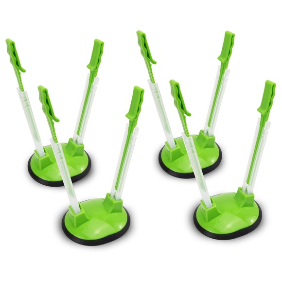 Soporte Ajustable para Bolsas Ruibo 4 Unidades Verde 23x24 cm
