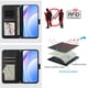 thumbnail image 3 of Funda Flip para Samsung Galaxy A51 4G con Bloqueo RFID, Cierre Magnético, 3 Ranuras para Tarjetas y Función Soporte, 3 of 4