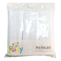 Bambino Set De Pañales De Tela Blacos 3U 80X80Cm