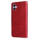 thumbnail image 2 of Funda tipo cartera para Samsung Galaxy A04E 4G con bolsillo con cremallera y ranuras para tarjetas – Función de soporte Rojo, 2 of 6