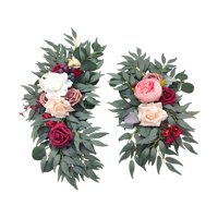 Bothyi - Juego De Flores Artificiales Para Arco De Boda, Paquete De 2 Para Recepción En La Pared, Mixto