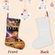 thumbnail image 3 of Duna Tema: Calcetines de Navidad, fino lino blanco para colgar en escaleras y chimenea, decoración navideña para el hogar, regalo de Navidad. 45cm × 32cm, 3 of 5