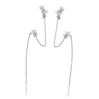 Magideal - Pendientes De Enhebrador, Hermosos Pendientes De Cadena Larga Para Mujer, Niña, Fiesta, Cumpleaños