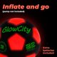 thumbnail image 4 of Balón de fútbol GlowCity tamaño 3 LED negro/rojo, 4 of 9