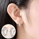 thumbnail image 4 of Aros Plata Flor Camelia con Circonita 8 mm, 4 of 6