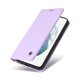 thumbnail image 3 of Funda Billetera de Cuero para Samsung Galaxy S21 con Tarjetero y Soporte - Tapa Magnética Morado, 3 of 6