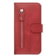 thumbnail image 3 of Funda con Cremallera para Samsung Galaxy S10, Carcasa Cartera de Cuero PU con Soporte y Tarjetero, 3 of 5
