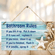 thumbnail image 2 of Waterproof and Moisture Resistant Shell Bathroom Decor and Accessories for Beach Themed Bathroom Rules and Women's Shop Decor Supplies - Perfect for Holiday Party Decor Supplies, 2 of 3