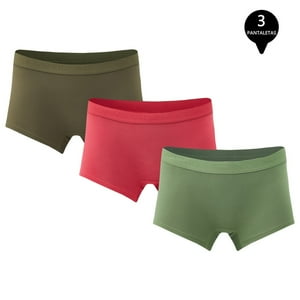 Giovacchino - Pack De 3 Calzones Boxer Pantaleta Bambú Mujer