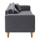 thumbnail image 3 of Sofa New Retro 3c Felpa 01 Gris, 3 of 6