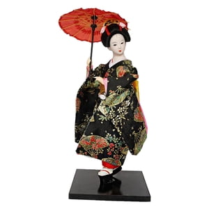 Bothyi - Figura Coleccionable Estatua Escultura Miniaturas Kimono Japonés Muñeca Geisha Estilo D