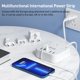 thumbnail image 4 of Adaptador Power Strip (ee Uu ) A Reino Unido Y Europa Con Usb C 4 Usb, 4 of 6