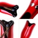thumbnail image 3 of Curler de pelo giratorio automático, Curler de pelo profesional de giro de aire para todos los tipos de pelo, pantalla digital LCD (rojo), 3 of 3