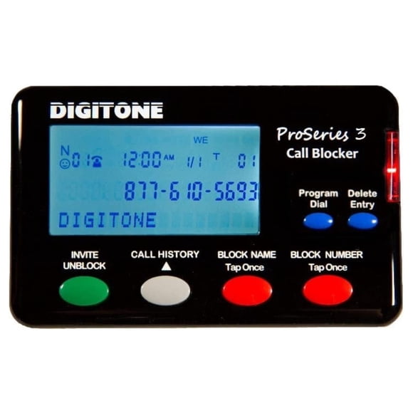 Bloqueador de llamadas Digitone ProSeries 3 para teléfonos fijos