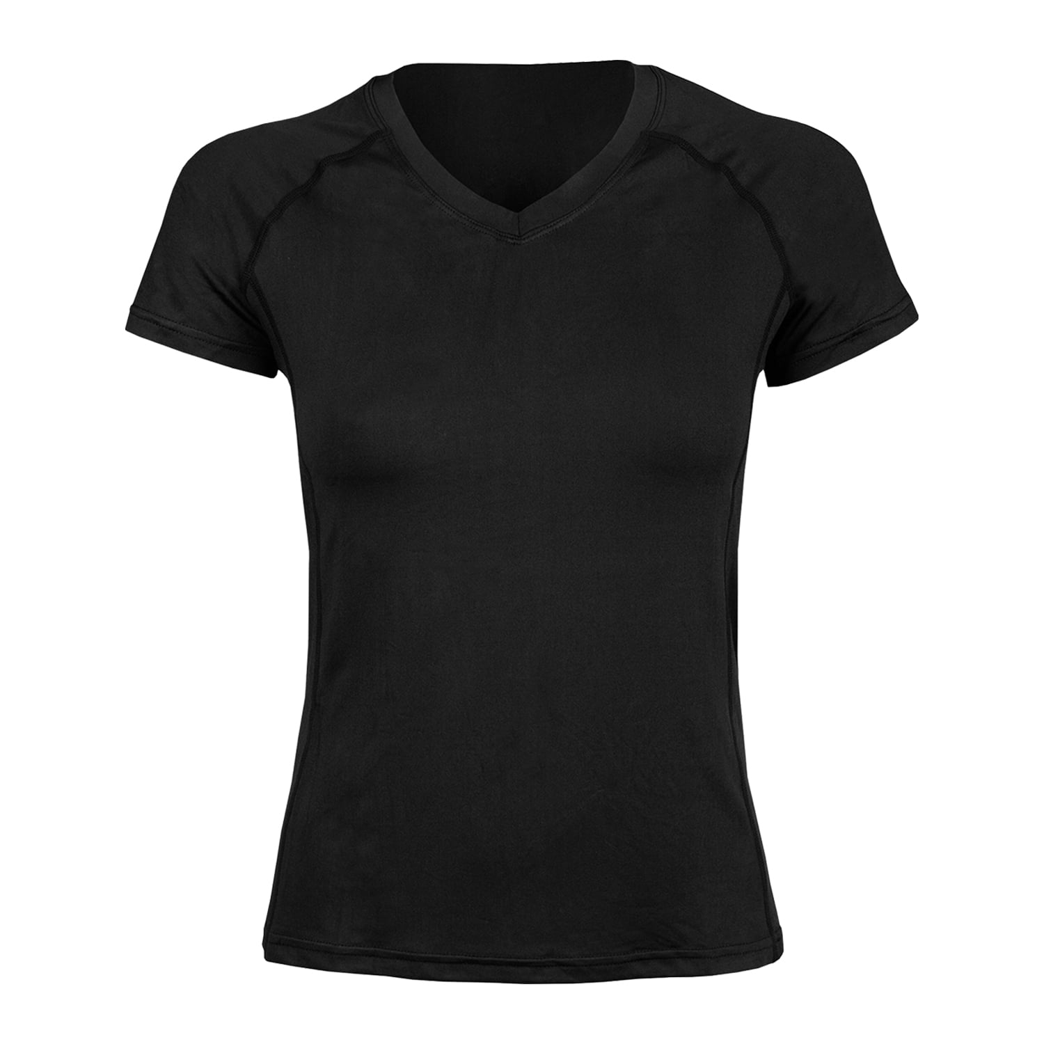 Andesland - Polera Dry Fit Manga Corta Deportiva Cuello V Mujer
