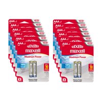 Pack 24 Pilas Alcalinas Maxell Aaa Blister 2 Uds.