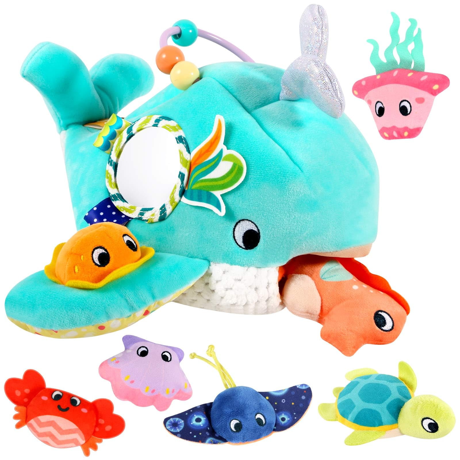 Juguete Para Bebés Freybli Soft Ocean Adventure De 6 A 12 Meses Con Sonajero