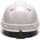 thumbnail image 3 of Casco de seguridad Ridgeline ventilado con ajuste de matraca de 4 puntos, blanco, 3 of 7