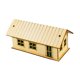thumbnail image 1 of Casa De Madera En Miniatura, Decoración única 1/72 Para Micropaisaje, Regalo, Mesa De Arena, Estilo C, 1 of 5