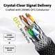 thumbnail image 2 of Cable Ethernet YYTCG Cat 8 40 Gbps 2000 MHz 1 m de nailon, 2 of 8