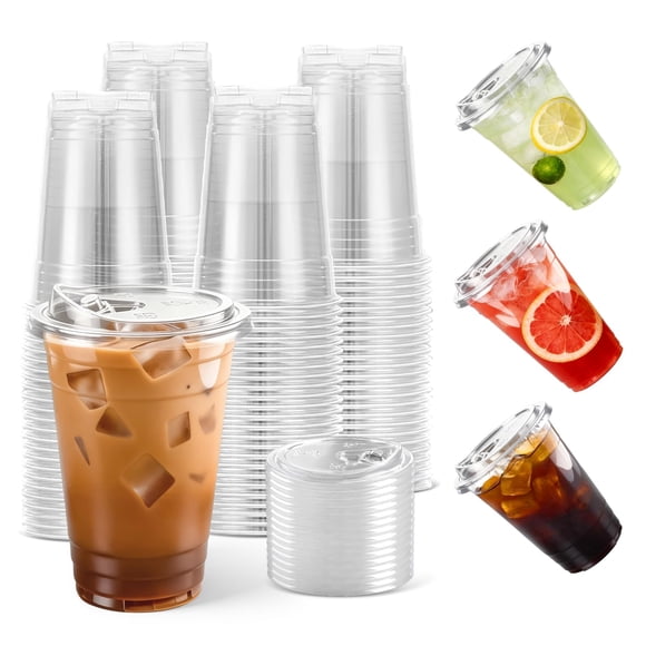 Vaso desechable Kitchen Freshness 473 ml, paquete de 100, libre de BPA