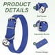 thumbnail image 3 of Collar para Perro Uxcell con Campana Hebilla Ajustable Cuero PU Collares para Perros 16" Azul Marino, 3 of 7