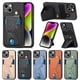 thumbnail image 3 of Funda Resistente para iPhone 14 Plus con Tarjetero y Soporte, Diseño Magnético Negro, 3 of 5
