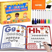Cuaderno De Trabajo De Aprendizaje Preescolar Morecoll Con 62 Páginas Reutilizables