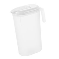 Magideal - Jarra Con Tapa, Jarra Para Jugo, Gran Capacidad, Transparente, Irrompible, Hervidor De Agua Fría, Recipiente Para Bebidas Con Leche, Bebidas, Picnic 22 Litros