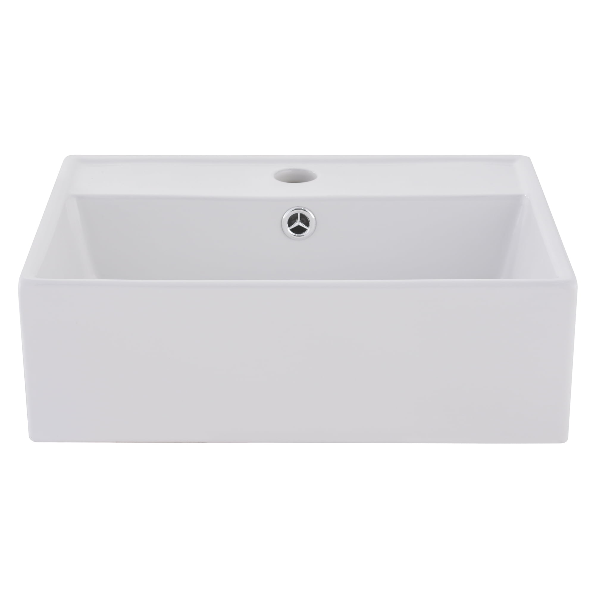 Domsa - Lavamanos Sobreponer Rectangular Blanco 42,5x35,5x13,5 Cm