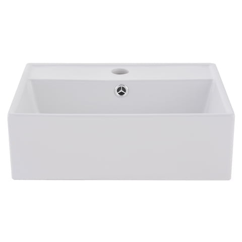 Domsa - Lavamanos Sobreponer Rectangular Blanco 42,5X35,5X13,5 Cm